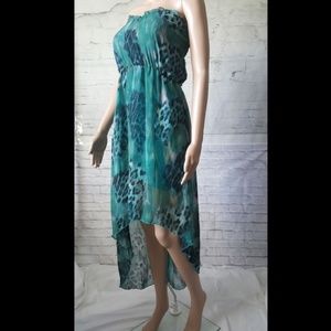 Maxi Dress Sz. Large Animal Print Self-Esteem NEW